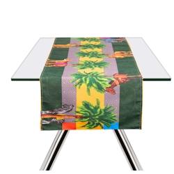 Chemin de table Excelsa Le Cirque Du Marrakech coton 45x140 cm multicolore - multicolore textile 68743_0