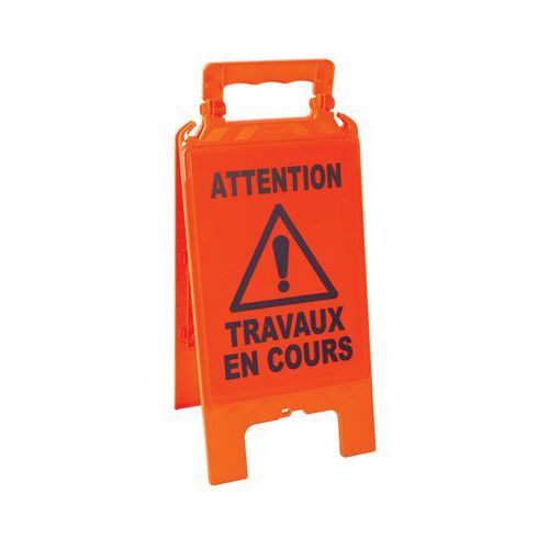 CHEVALET MODULABLE ORANGE - TRAVAUX EN COURS - NOVAP