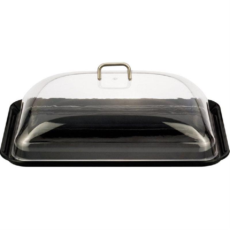 Cloche pour plateau 36134 en polycarbonate transparent 31x41,5x13cm_0