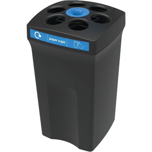 COLLECTEUR DE GOBELETS EN PAPIER ENVIROCUPXL NOIR / BLEU - VEPABINS