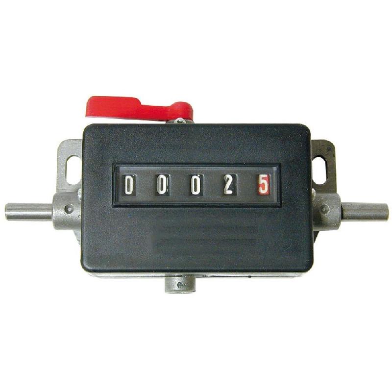 Compteur métreur 5 tours/mètre - sens gauche - compteur 5 chiffres avec remise à zéro_0