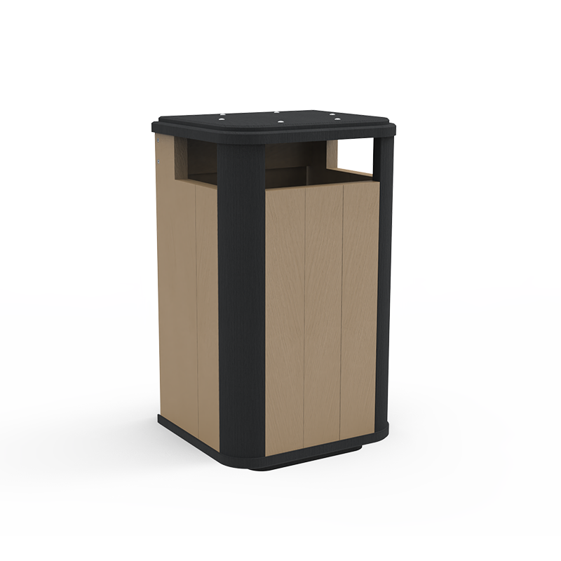 Corbeille publique OSAKA - Bac 70 L - Plastique recyclé - STD OSA-COR-01-B_0
