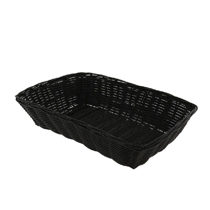 Corbeille polypro tressé rectangle 