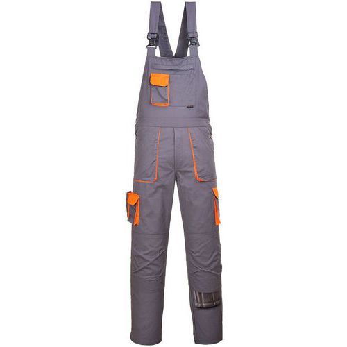 COTTE À BRETELLES TEXO CONTRAST TX12 GRIS XXXL - PORTWEST