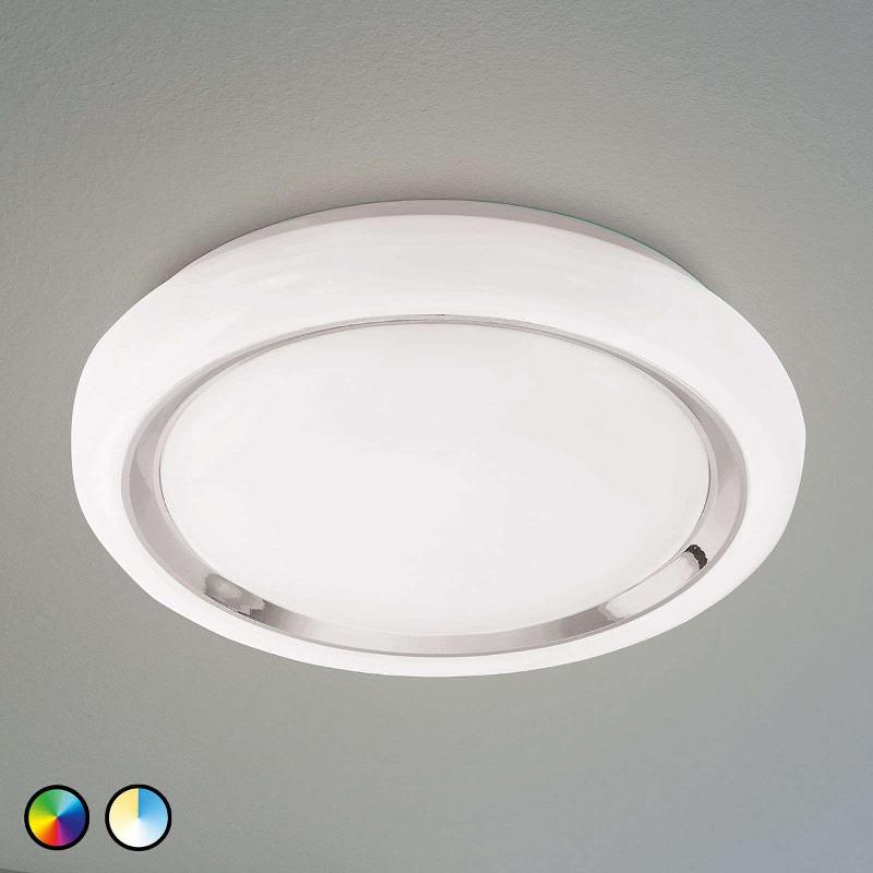 EGLO CONNECT CAPASSO-C PLAFONNIER LED BLANC CHROMÉ