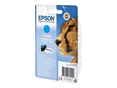 EPSON T0712 - CYAN - ORIGINAL - CARTOUCHE D'ENCRE