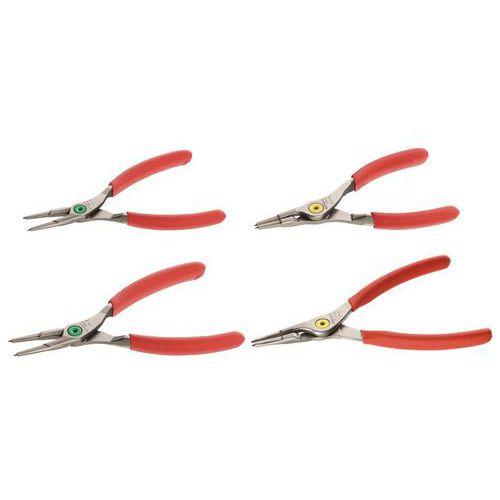 FACOM 1 JEU DE 4 PINCES POUR CIRCLIPS® - BECS DROITS - 10 À 60 MM FACOM
