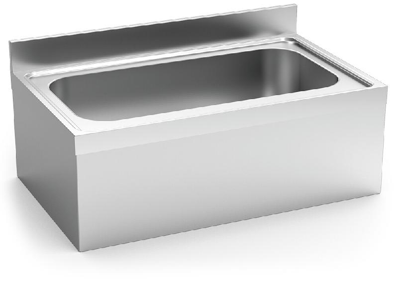 FRICOSMOS Evier suspendu avec plinthe 1C 1200x700x350 mm. Dimensions de la cuve 1060x500x350 mm. - inox 055630OST_0