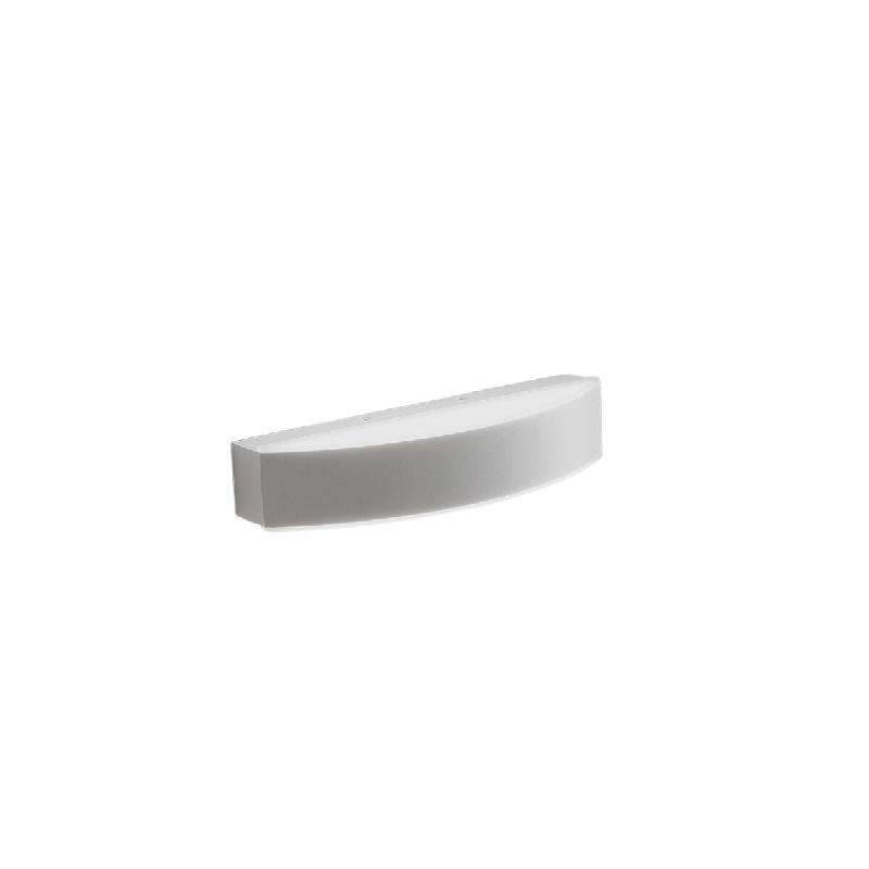 Gea Luce Applique Gap500N 16W 1710Lm 4000K Ip20 En Aluminium Blanc Satiné - Gealuce - Applique Led Moderne À Double Émission - GAP500N_0