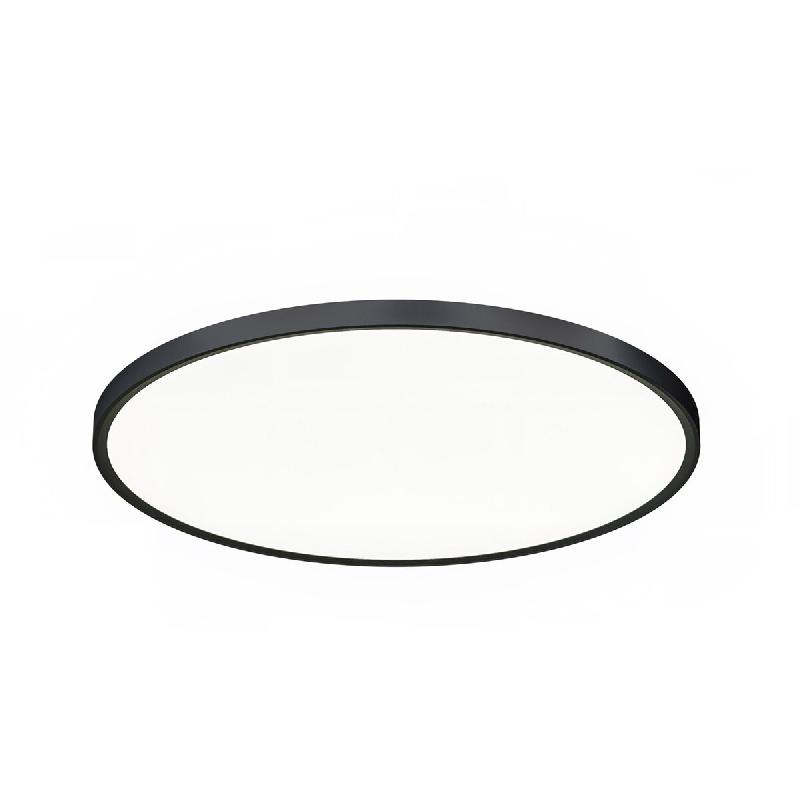 Gea Luce Plafonnier Rond Série Gpl 40W Led Avec Technologie Cct 3000K/4000K/6000K En Matériau Thermoplastique Noir - Gealuce - Installation Interne_0