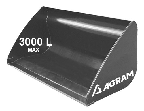 Godet grand volume gamme industrielle 2 500l - agram_0