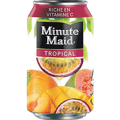 MINUTE MAID TROPICAL CANETTE - 24 UNITÉS DE 330 ML