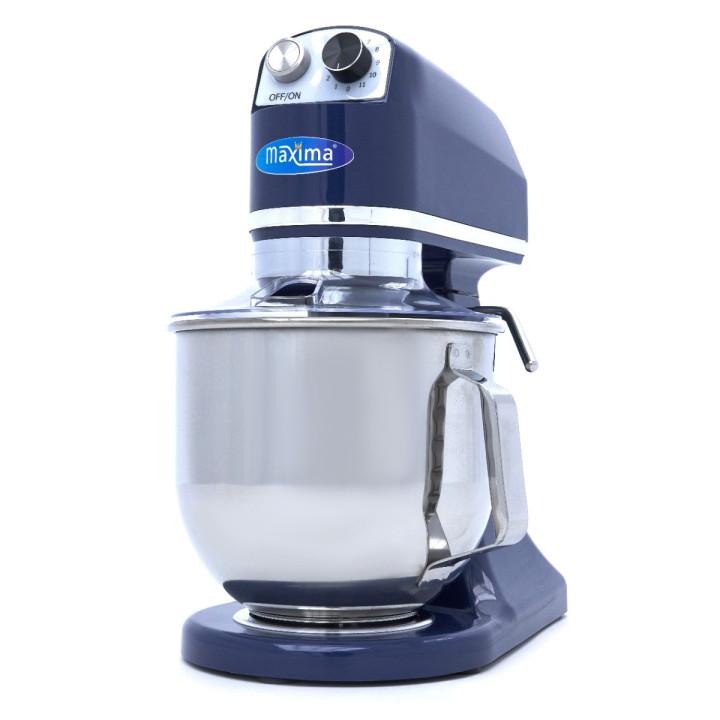 Mixer planétaire professionnel 7 L - 11 vitesses, 2 kg de pâte - bleu acier_0