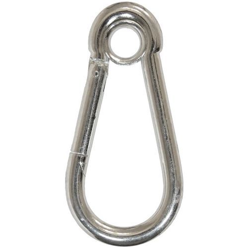 MOUSQUETON POIRE À ŒIL SERTI ACIER GALVA D8MM - LOT DE 10 - GODET