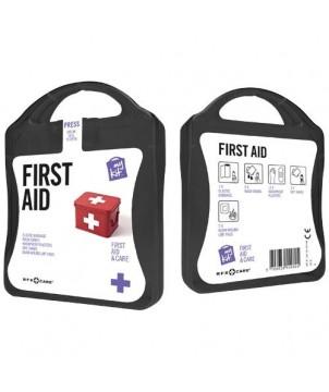 MYKIT PREMIERS SECOURS - NOIR - KITS DE PREMIERS SECOURS PUBLICITAIRES