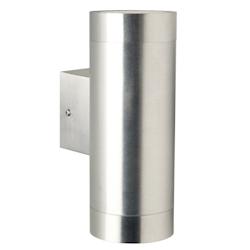 Nordlux Applique murale TIN Maxi Double Aluminium Aluminium, H.19 - IP54 - GU10 / Extérieur - gris 5701581329089_0
