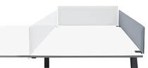 PANNEAU ACOUSTIQUE L 160 CM POUR BUREAUX BENCH - ARCH VERT OLIVE - FIXATION ALUMINIUM