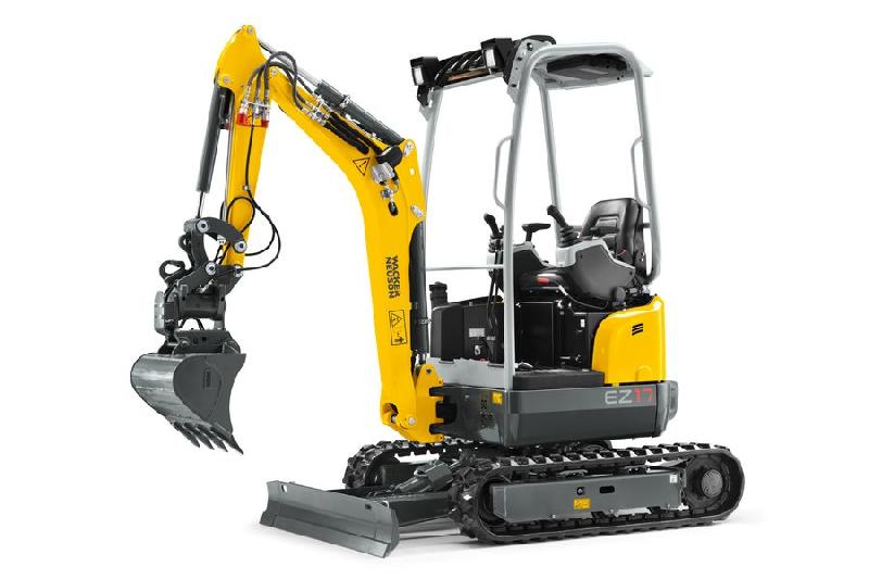 Pelle sur chenilles Wacker Neuson EZ17 - 13,4 kW - Profondeur de fouille 2 486 mm - Poids 1 724 à 2 083 kg_0