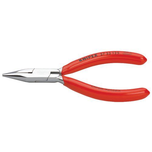 PINCE DE PRÉHENSION DE PRÉCISION DEMI-RONDE - 125MM - PVC - CHROMÉE - KNIPEX