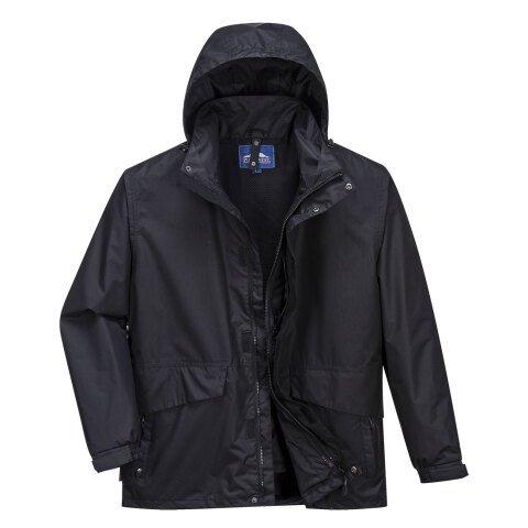 PORTWEST S507 PARKA RESPIRANTE 3-EN-1 ARGO NOIR - TAILLE M