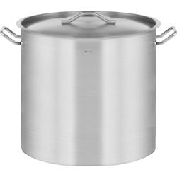 Royal Catering - Royal Catering Casserole Induction Fond Rapporté Sandwich Triple (70 L, Ø 45 cm, Épaisseur du fond 5 mm, Acier inoxydable) - argen_0