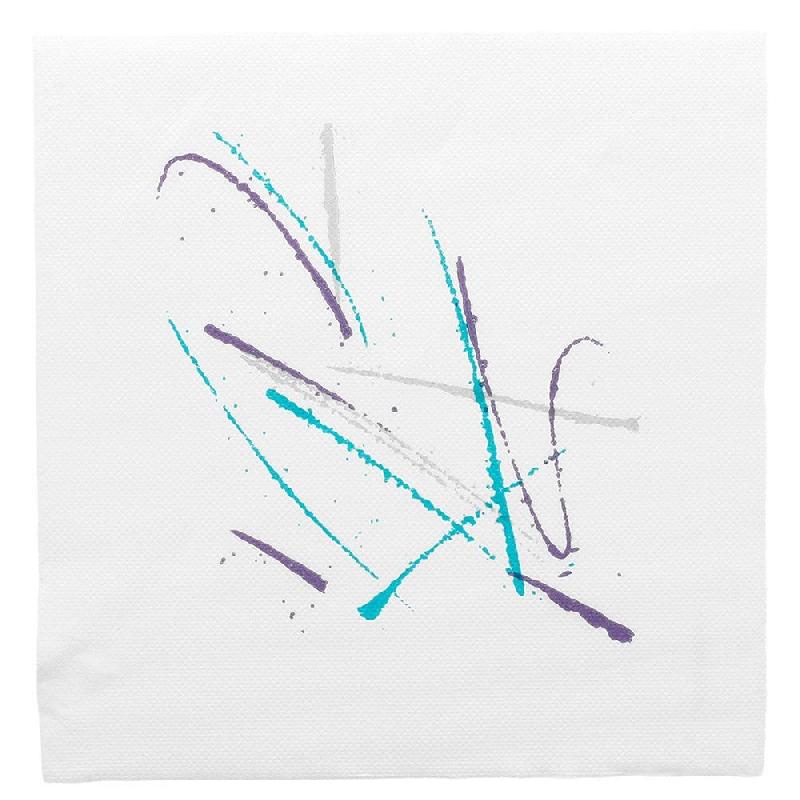 Serviette papier gaufré 2 plis blanc Volare 40x40cm - par 1200_0