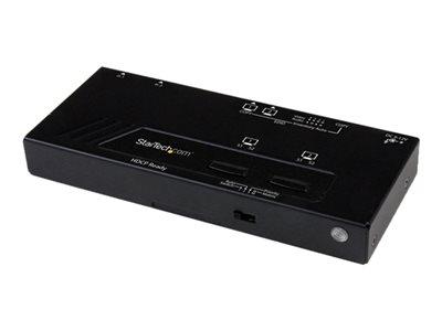 STARTECH.COM SWITCH MATRICE HDMI 2X2 AVEC COMMUTATION AUTOMATIQUE ET PRIORITAIRE - 1080P