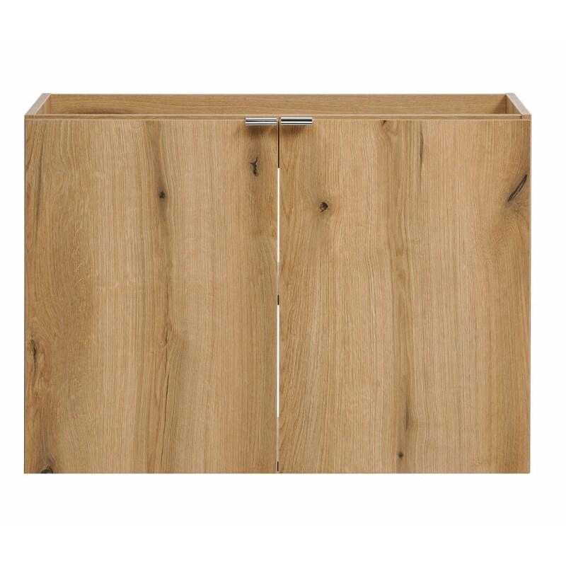 STELLAMEUBLES Meuble sous vasque portes salle de bain NOVA OAK - 3667335115754_0
