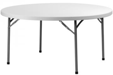 Table pliante ronde Light-Tech Ø 153 cm - ultra légère et résistante - 8 places - charge max 315 kg_0
