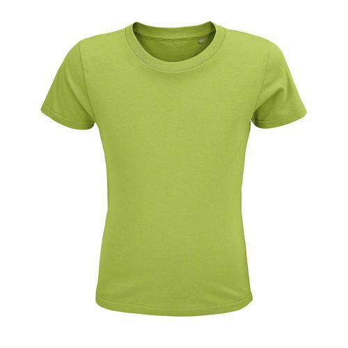 TEE-SHIRT PERSONNALISABLE ENFANT COTON ORGANIQUE BIO JERSEY 150 VERT POMME
