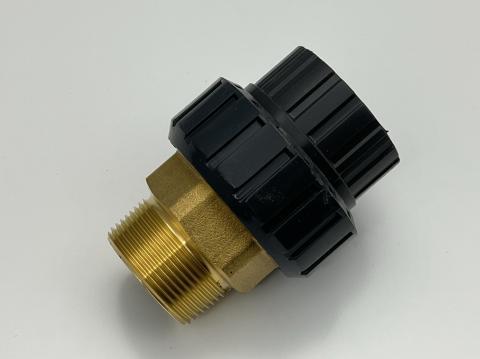Union mixte PVC femelle à coller - laiton fileté PN 16 - 16x3/8