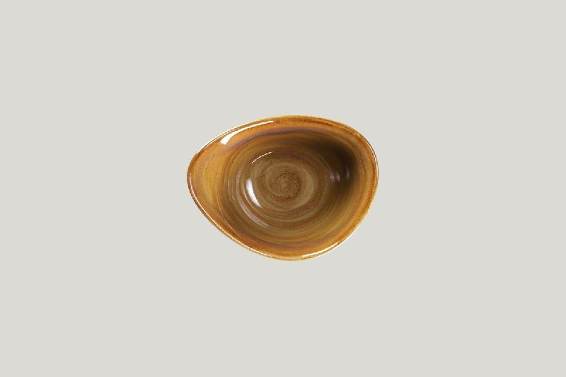 BOL TRIANGULAIRE BEIGE PORCELAINE 15,5 CM RAKSTONE SPOT