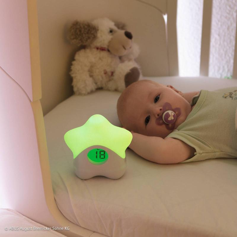 ABUS LILY VEILLEUSE LED INDICATEUR DE TEMPÉRATURE