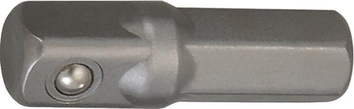 Adaptateur six pans entraînement 1/4 po - Carré empreinte 1/4 po - Longueur 25 mm - PROMAT_0