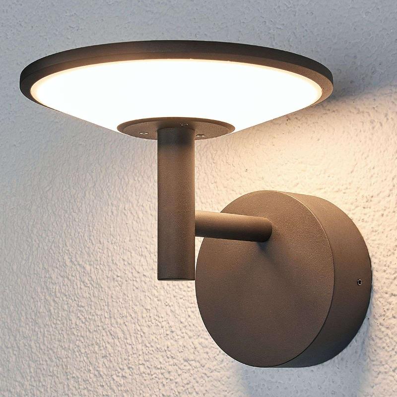 LUCANDE, APPLIQUE D\'EXTÉRIEUR LED FENIA, ANTHRACITE, ALUMINIUM, IP65