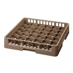 Bartscher Casier à verres (L)500 x (P)500 x (H)142 mm, en plastique marron - 4015613654812_0