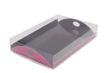 Boite mignardise double face fuchsia / noir_0