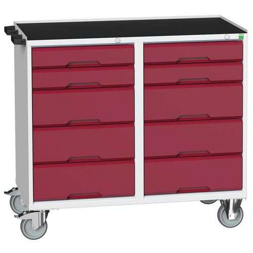 BOTT 1 DESSERTE VERSO 1050X550X965MM 3 REBORDS - BOTT