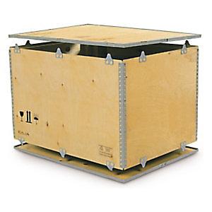 CAISSE EN BOIS 6MM NIMP15 750X750X750 MM