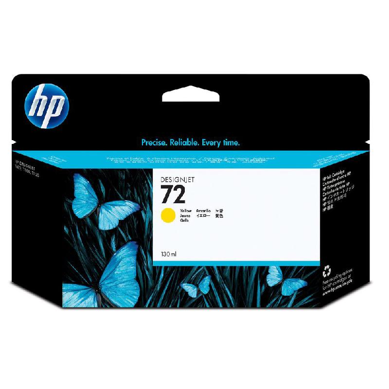 CARTOUCHE D'ENCRE AUTHENTIQUE HP 72 (C9373A) - JAUNE