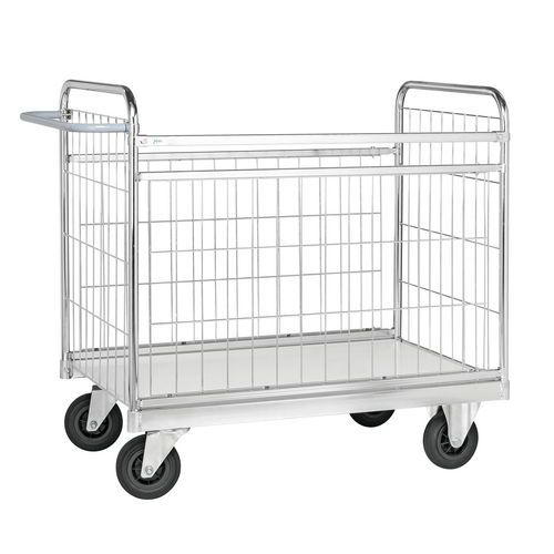 CHARIOT À MAILLAGE L:1590XL650 XH1025MM - KONGAMEK