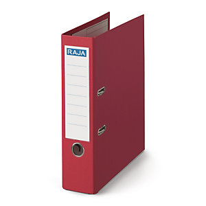 CLASSEUR À LEVIER RAJA DOS 8 CM ROUGE