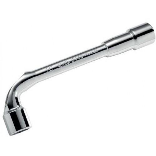 CLÉ À PIPE DÉBOUCHÉE SURFACE DRIVE 6/6 PANS - FINITION POLIE BRILLANTE - OUVERTURE 5 MM - PAR 5 SAM OUTILLAGE