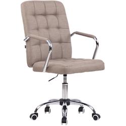CLP Fauteuil de bureau Terni Taupe/Tissu - gris textile 313158_0