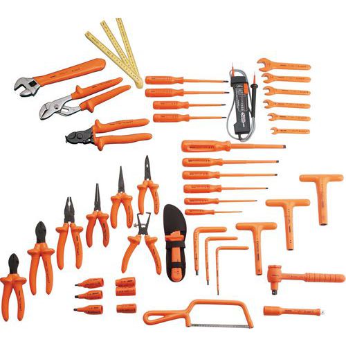 COMPOSITION 45 OUTILS ISOLES DANS SACOCHE _ Z-45-TVS - SAM