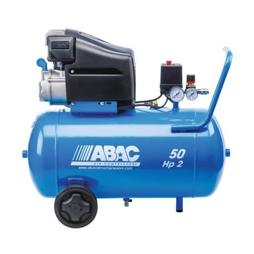 COMPRESSEUR D'AIR À PISTON LUBRIFIÉ - 50 LITRES 2 CV - MONTE CARLO L20 ABAC