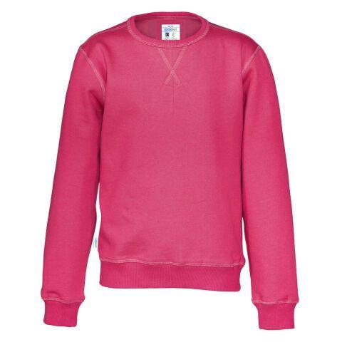 COTTOVER SWEATSHIRT COL ROND ENFANT - CERTIFIÉ GOTS CERISE - TAILLE 6 ANS