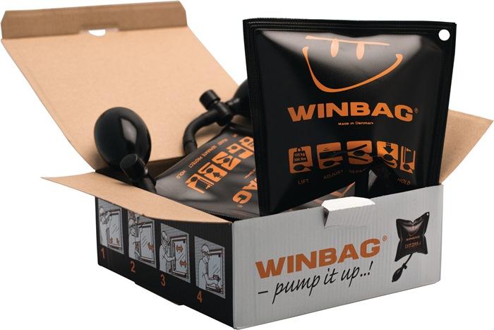 Coussin de montage Winbag - 135 kg - plastique noir - lot de 4 pièces_0