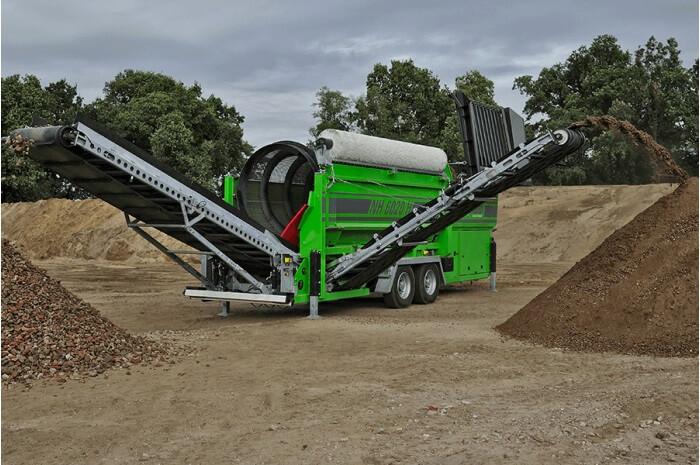 Crible à tambour Neuenhauser NH6020H - châssis routier ou chenille - tambour 2000 mm diamètre et 5500 mm longueur_0