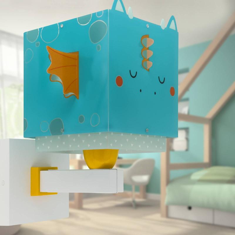 DALBER LITTLE DRAGON APPLIQUE MURALE AVEC PRISE